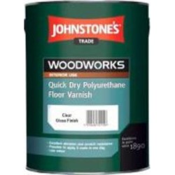 Лак для пола Quick Dry Polyurethane Floor Varnish Johnstone's глянец бесцветный 2,5 л