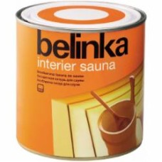 Лазурь Belinka Interier Sauna полуглянец бесцветная 0,75 л