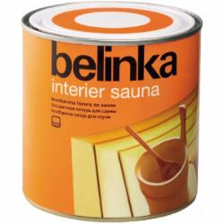 Лазурь Belinka Interier Sauna полуглянец бесцветная 0,75 л