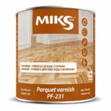 Лак ПФ-231 MIKS Color глянец 0,7 кг прозрачный
