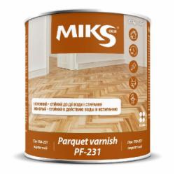 Лак ПФ-231 MIKS Color глянец 0,7 кг прозрачный