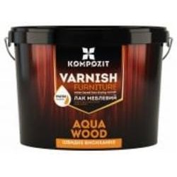 Лак мебельный AQUA WOOD Kompozit глянец 0,75 л бесцветный