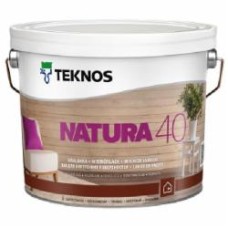 Лак акриловый NATURA 40 TEKNOS полуглянец 2,7 л бесцветный