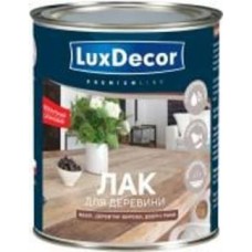 Лак для деревини LuxDecor полумат прозрачный 0,75 л