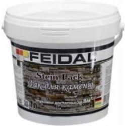 Лак для камня Stein Lack Feidal шелковистый мат 1 л прозрачный