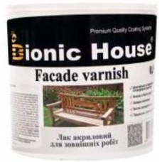 Лак для наружных работ Bionic House полумат бесцветный 0,8 л