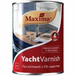Лак высококачественный яхтный Maxima полумат бесцветный 0,75 л Лак высококачественный яхтный Maxima полумат бесцветный 0,75 л