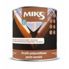Лак акриловый яхтный MIKS Color глянец прозрачный 0,75 л