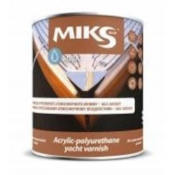 Лак акриловый яхтный MIKS Color шелковистый мат прозрачный 0,75 л