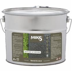 Лак для камня MIKS глянец прозрачный 9 кг