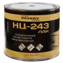 Лак НЦ-243 Хімрезерв PRO мат бесцветный 0,8 кг