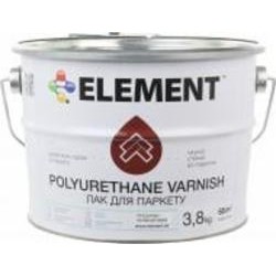 Лак для паркета Element полумат прозрачный 3,8 кг Лак для паркета Element полумат прозрачный 3,8 кг