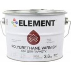 Лак для паркета Element глянец прозрачный 3,8 кг