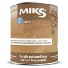 Лак акриловый MIKS Color шелковистый мат прозрачный 2,5 л
