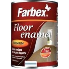 Эмаль Farbex алкидная ПФ-266 сірий глянец 0,9 кг
