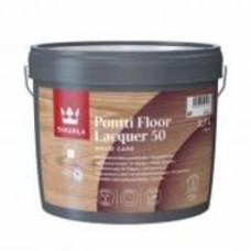 Лак Pontti Floor Lacquer 50, база EP TIKKURILA напівглянець бесцветный 2,7 л 2,937 кг