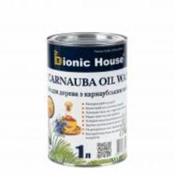 Масло Bionic House Oli wax с карнаубским воском глянец 1 л