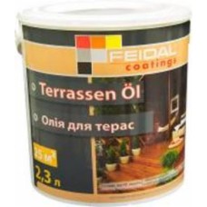 Масло для древесины Feidal Terrassen Ol бесцветный шелковистый мат 2,3 л