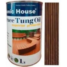 Масло тунговое Bionic House для террас Terrace Tung Oil полисандр 1 л