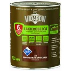 Лакобейц Vidaron Защитно-декоративный королевский палисандр L08 глянец 0,75 л