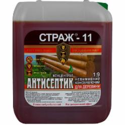 Антисептик STRAZH Страж-11 концентрат 1:9 не создает пленку 5 л
