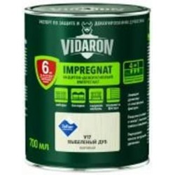 Импрегнат Vidaron Защитно-декоративный выбеленный дуб V17 мат 0,7 л