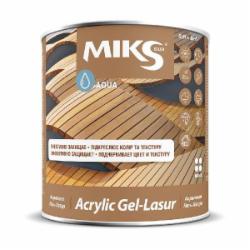 Лазурь MIKS Color акриловая палисандр полумат 0,8 л