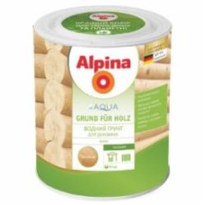 Грунт для дерева Alpina AQUA GRUND FUR HOLZ безцветный мат 2,5 л