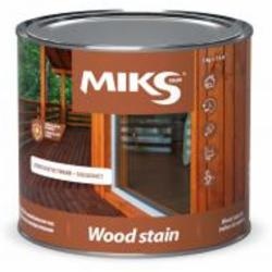 Лак-лазурь MIKS Color орех шелковистый глянец 1,6 кг