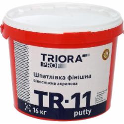 Шпаклевка Triora TR-11 putty белоснежная 16 кг