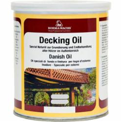 Масло Borma Wachs для террас DECKING OIL(danish oil) 4971 1 л