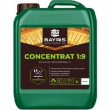 Концентрат для Кострукцийнной древесины Bayris 1:9 зеленый 5 л