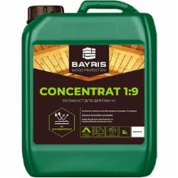Концентрат для Кострукцийнной древесины Bayris 1:9 зеленый 5 л