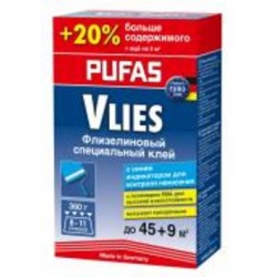 Клей для обоев PUFAS серия Евро 3000 с ПВА 360 г