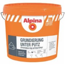 Краска адгезионная грунтовочная грунт Alpina Grundierung unter Putz мат белая 25 кг