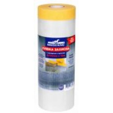 Пленка защитная с малярной лентой Mustang Masking Roller 2700 мм x 15 м