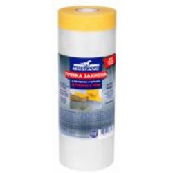 Пленка защитная с малярной лентой Mustang Masking Roller 2700 мм x 15 м