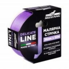 Лента малярная Mustang Delicate Line рисовая фиолетовая 36 мм x 50 м