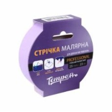 Стрічка малярна Tempo PRO для деликатных поверхностей 25 мм x 23 м 1-1