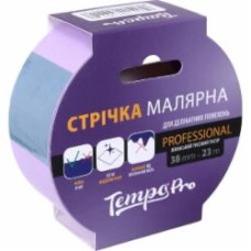 Стрічка малярна Tempo PRO для деликатных поверхностей 38 мм x 23 м 1-1