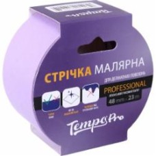 Стрічка малярна Tempo PRO для деликатных поверхностей 48 мм x 23 м 1-1