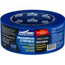 Лента малярная Mustang Фасадная синяя 48 мм x 50 м