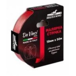 Лента малярная Mustang Da Vinci Red 19 мм x 50 м