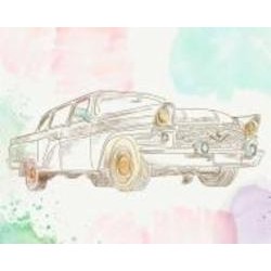 Фотообои De-Cors Ретро автомобили 70315 265x400 см 10,6 кв.м