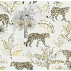Обои виниловые на флизелиновой основе Grandeco Jungle Fever JF2101 0,53x10,05 м