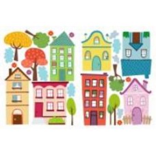 Декоративная наклейка Design stickers Город 59.4x42 см