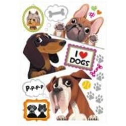 Декоративная наклейка Design stickers Щенки 29.7x42 см