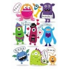 Декоративная наклейка Design stickers Монстры 29.7x42 см