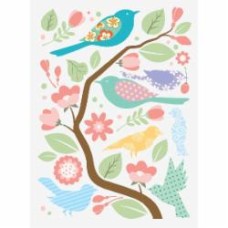 Декоративная наклейка Design stickers Птички 29,7x42 см