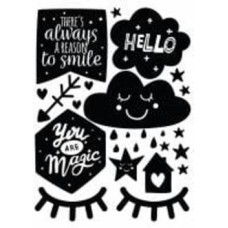 Декоративная наклейка Design stickers Глазки 29,7x42 см